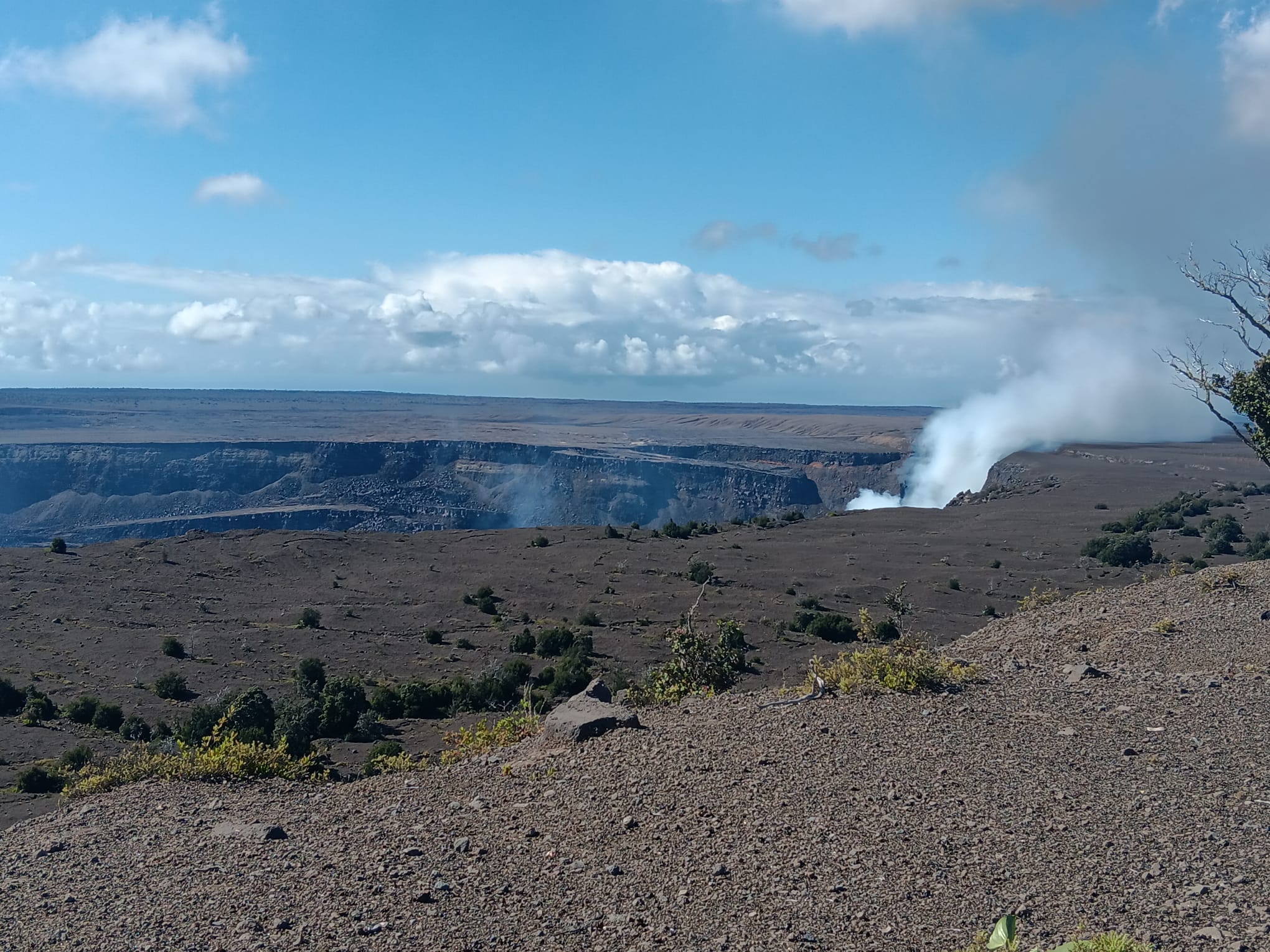 Kilauea Volcano Degassing
